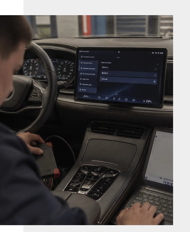Русификация автомобиля BYD HAN для эксплуатации в Дюртюли