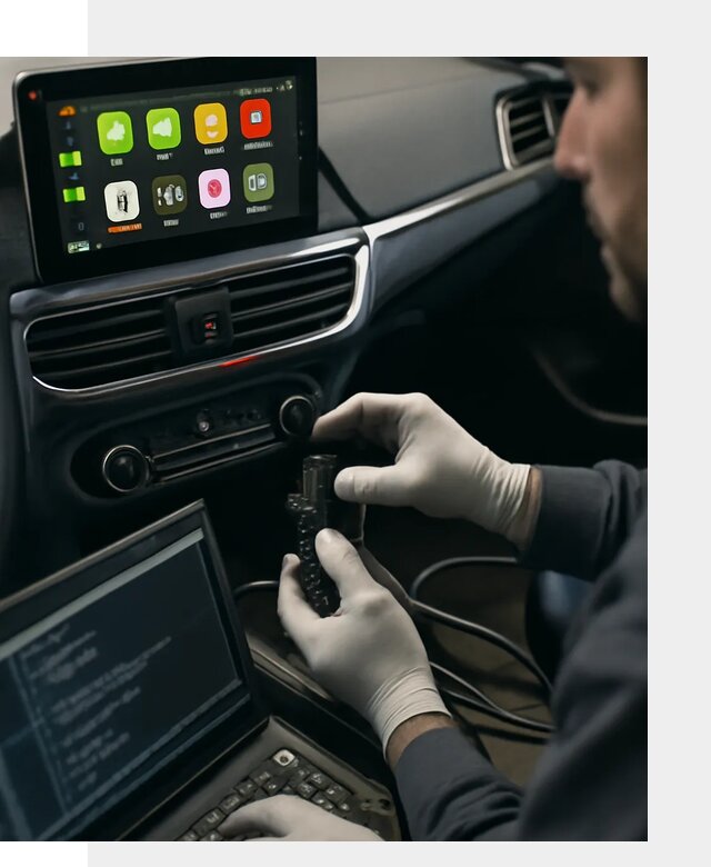 Активация Apple CarPlay в Дюртюли для штатной мультимедиа